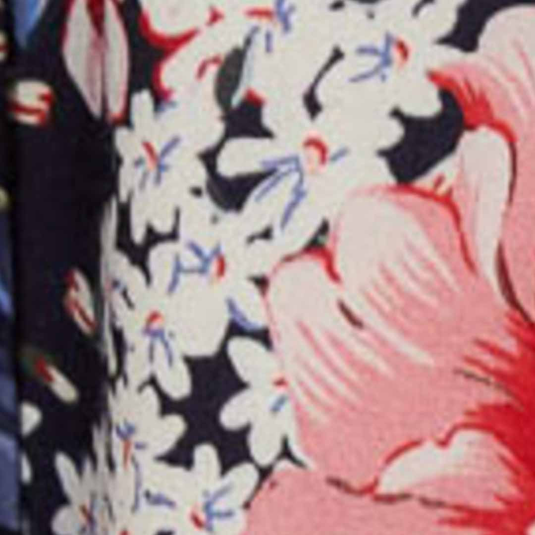 Short Estampado Canteiro de Passarinhos