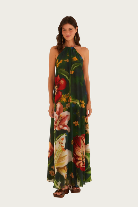 Vestido Estampado Floral Belo